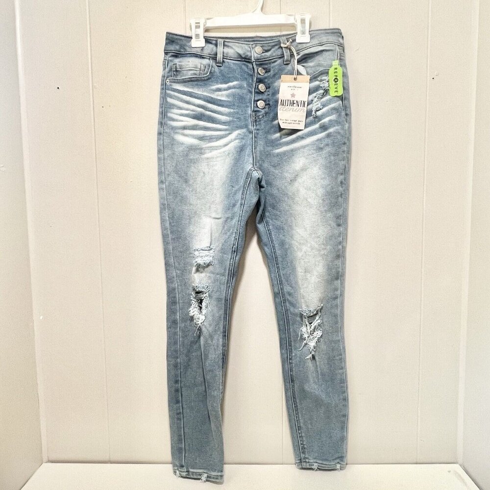 Vanilla Star High Rise Skinny Jeans Size 7 Distressed Skinny Vintage Wash